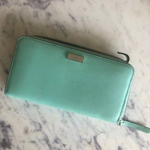 Turquoise wallet